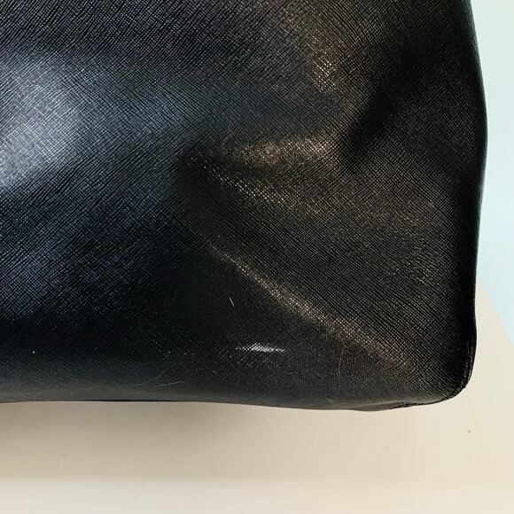 Kate Spade Black Cross Grain Leather Tote - Picture 3 of 6
